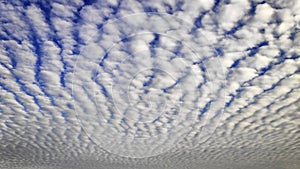 Sky Cloudscape with altocumulus clouds