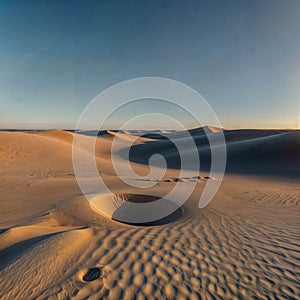 Sky desert. Big sky country in the desert with clouds