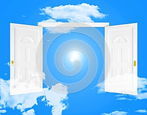 Sky Doorway Shows Doorways Doors And Eternity