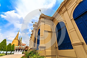 The sky at the Emerald Buddha Temple