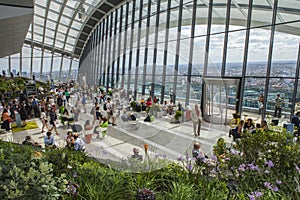 The Sky Garden at 20 Fenchurch Street in London