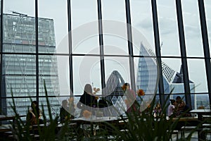 Sky Garden London filled with indoor tropical plants