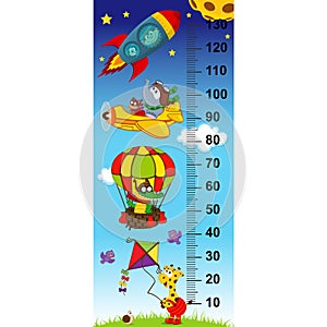 Sky height measure