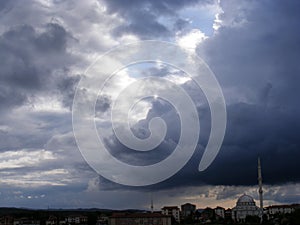 Sky and horrific storm and cloud pictures