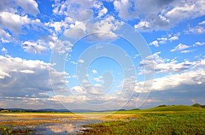 Sky on the inner mongolian prairie photo