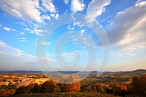 Il cielo sul interno mongolo prateria 