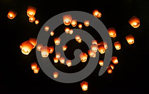 Sky Lantern Festival in Taipei.