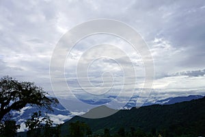 Sky Line from Offbeat Village Sillery Gaon of Kalimpong