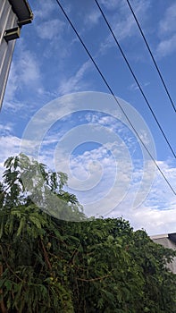 The sky looks very bright