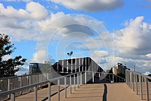 The sky of the Manchester with beautiful clouds