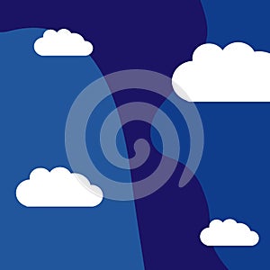 Sky night background vector