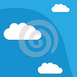 Sky night background vector