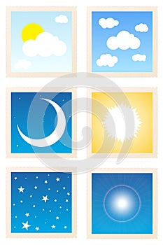 Sky Object Stamp Icons