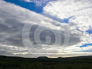 sky over Easter Island. Sky and clouds
