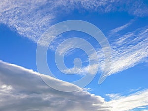 sky over Easter Island. Sky and clouds