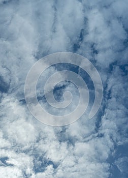 Sky panorama. Blue cloudy sky panorama. Panoramic Blue sky and white clouds. fluffy cloud in blue sky background. vertical image.