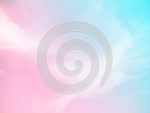 Sky Pastel Cloud Background Color Rainbow Pink Blue Colorful Abstract Gradation,Texture Horizon Gradient Smooth Wallpaper Suny Day