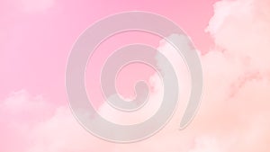 Sky pastel pink color background.