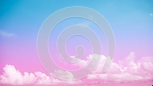 Sky pastel pink,purple,blue color background.