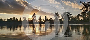 Sky in Ragnamo lake Kupang NTT photo