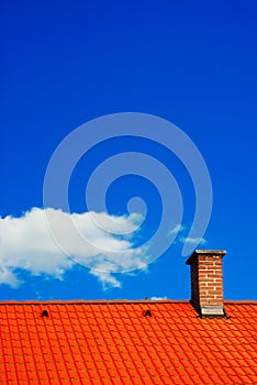 Sky and roof