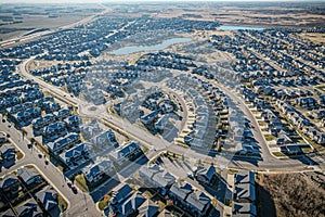 Sky's Canvas: Stonebridge, Saskatoon, Saskatchewan Panorama