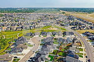 Sky's Canvas: Stonebridge, Saskatoon, Saskatchewan Panorama