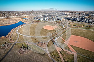 Sky's Canvas: Stonebridge, Saskatoon, Saskatchewan Panorama