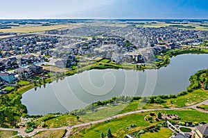 Sky's Canvas: Stonebridge, Saskatoon, Saskatchewan Panorama