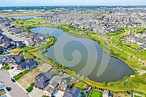 Sky's Canvas: Stonebridge, Saskatoon, Saskatchewan Panorama