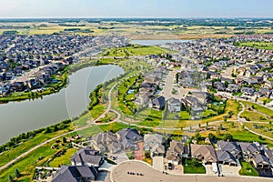 Sky's Canvas: Stonebridge, Saskatoon, Saskatchewan Panorama