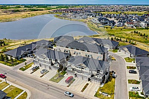 Sky's Canvas: Stonebridge, Saskatoon, Saskatchewan Panorama