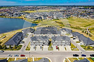 Sky's Canvas: Stonebridge, Saskatoon, Saskatchewan Panorama