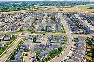 Sky's Canvas: Stonebridge, Saskatoon, Saskatchewan Panorama