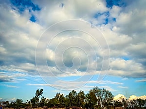 Sky scape of clouds. Cloudy sky. Rainy weather. Dramatic clouds. Dramatic background.