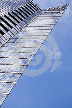 Sky scraper on blue sky