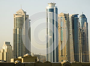 Sky scrapers in Dubai