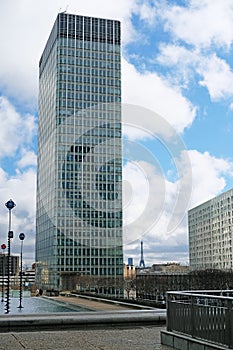 Sky-scrapers in a Paris district Defense