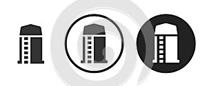 Sky scrapper Building icon. Abstract, illustration.