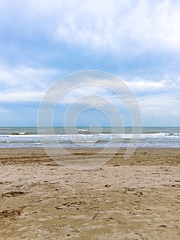 Sky, sea and sand, Italy, Riccione
