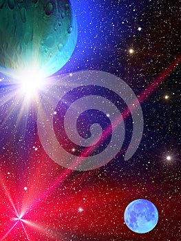 Sky stars constellation