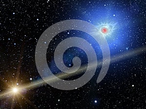 Sky stars constellation