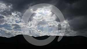 SKY WITH STORM CLOUDS