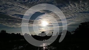 Sky sun light cloudy landscape view background