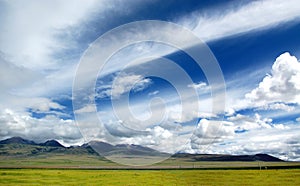 Sky of Tibet Plateau