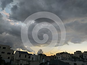 sky time nice view of clouded