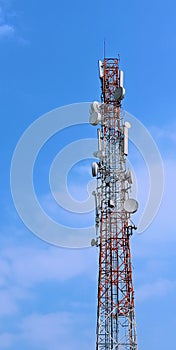 between the sky and the tower