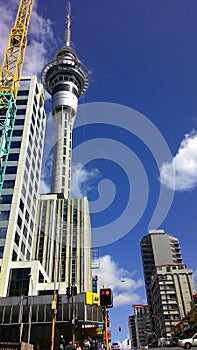 The Sky Tower In Auckland