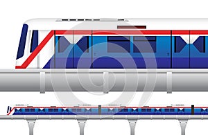 Sky Train in Bangkok, Thailand