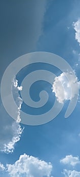 the Sky is very beautiful accompanied by clouds